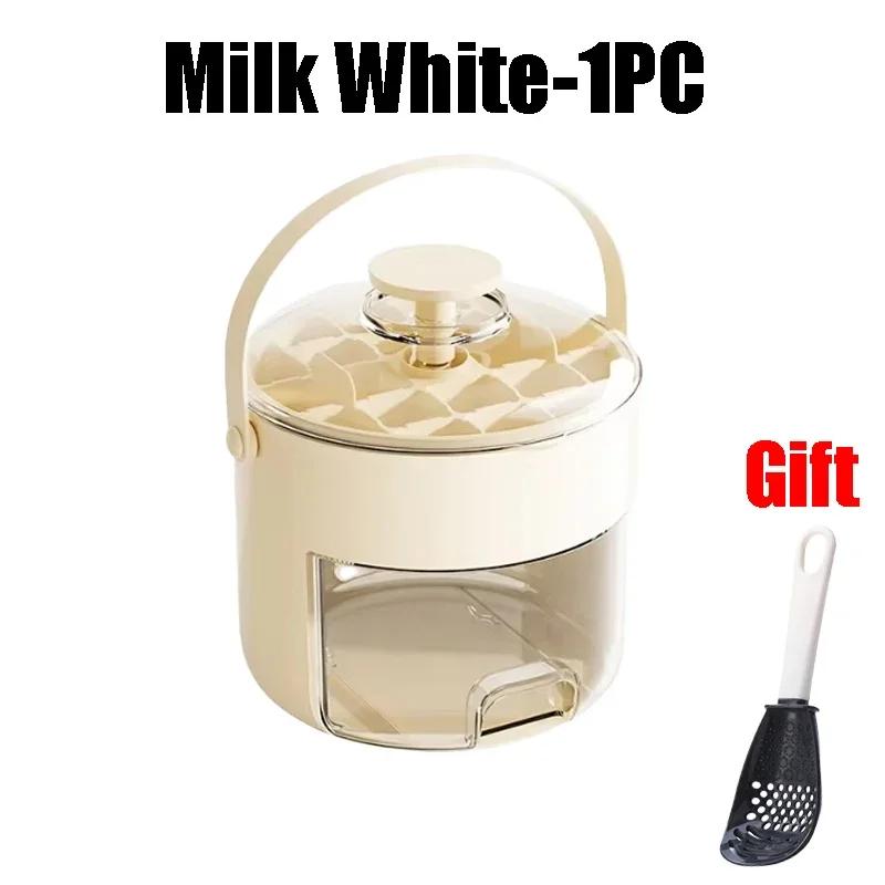 

Новый большой емкости DIY бытовой пищевой пластиковый двухслойный контейнер для хранения льда форма для льда набор инструментов 40 сеток для приготовления льда