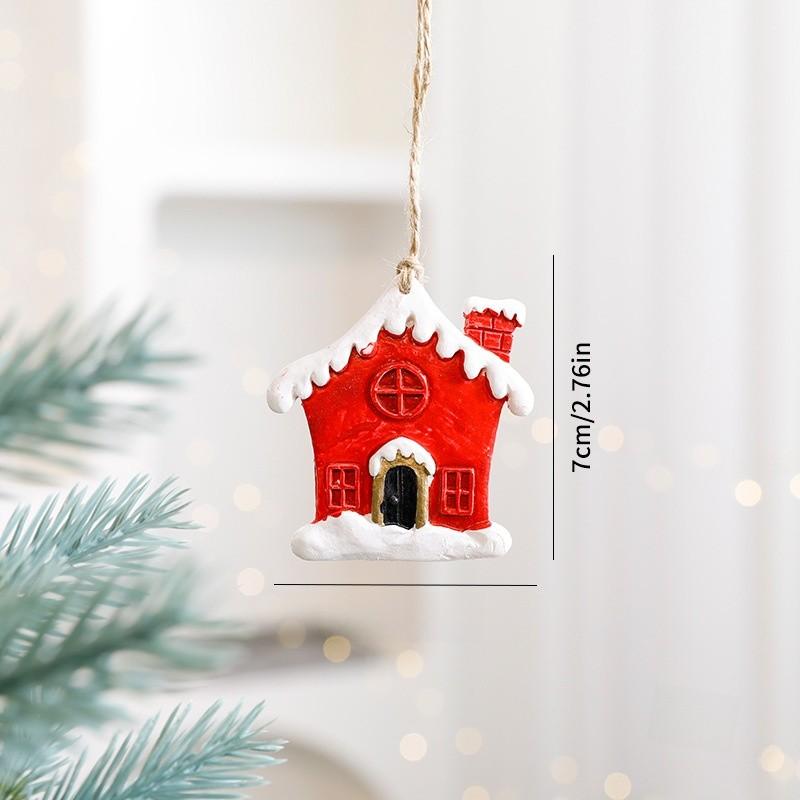 Julhjort Harts Träprydnad För Högtidsdekoration Med Tecknad Stil Och Festliga Teman