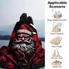 1pc Santa Claus, Gothic Throw Blanket Soft Flannel, Cozy All Season Polyester Perfect for Home, Office