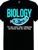Unisex T-shirt Humorous Biology Definition Tshirt High-Quality Heavy Tee For Biologists, Educators, Learners Unisex