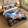 3Pcs Bedding SetBleach Anime Soft Bed Sheet and Two Pillowcases Home Bedroom Decor