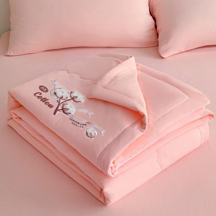 Class A Cotton Summer Quilt for Mother & Baby - Lightweight, Thin, Machine Washable, Perfect for Air Conditioning or Children