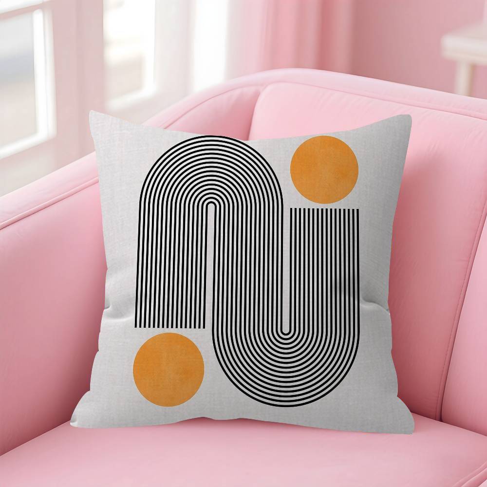 Abstract Bauhaus Style Geometric Picture Cushion Cover Car Throw Pillow Case For Sofa Car Christmas Gift