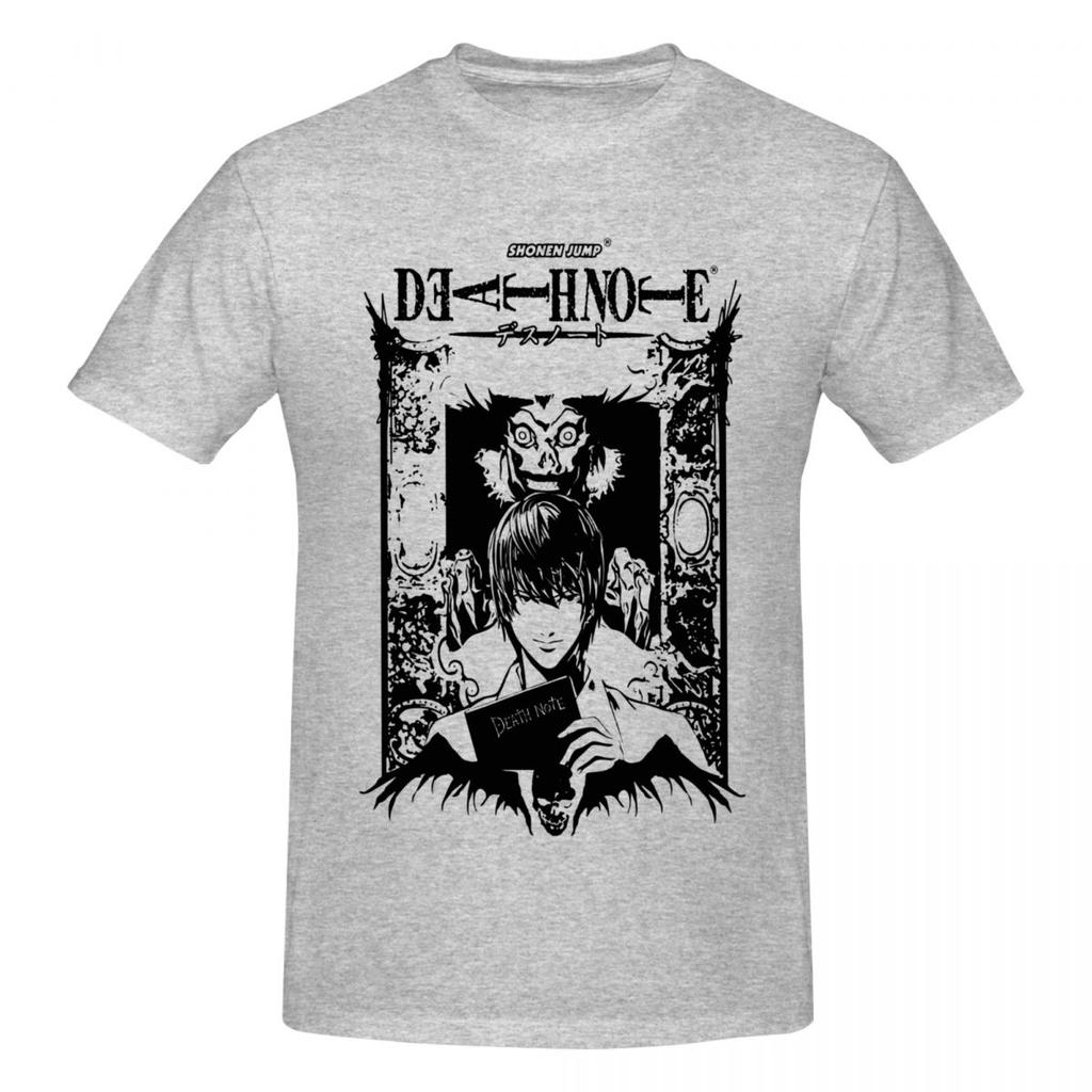 Unisex Death Note Anime Awesome T Shirt Vintage Plus Size Cotton Custom Sleeve T Shirt Homme