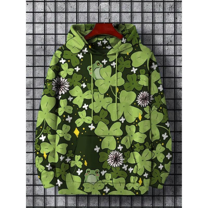 Men's Hoodie Cartoon Cute Cat Print Y2k Sweatshirt Harajuku Hooded  Pullover Casual Oversized Long Sleeve Top Men's Clothing