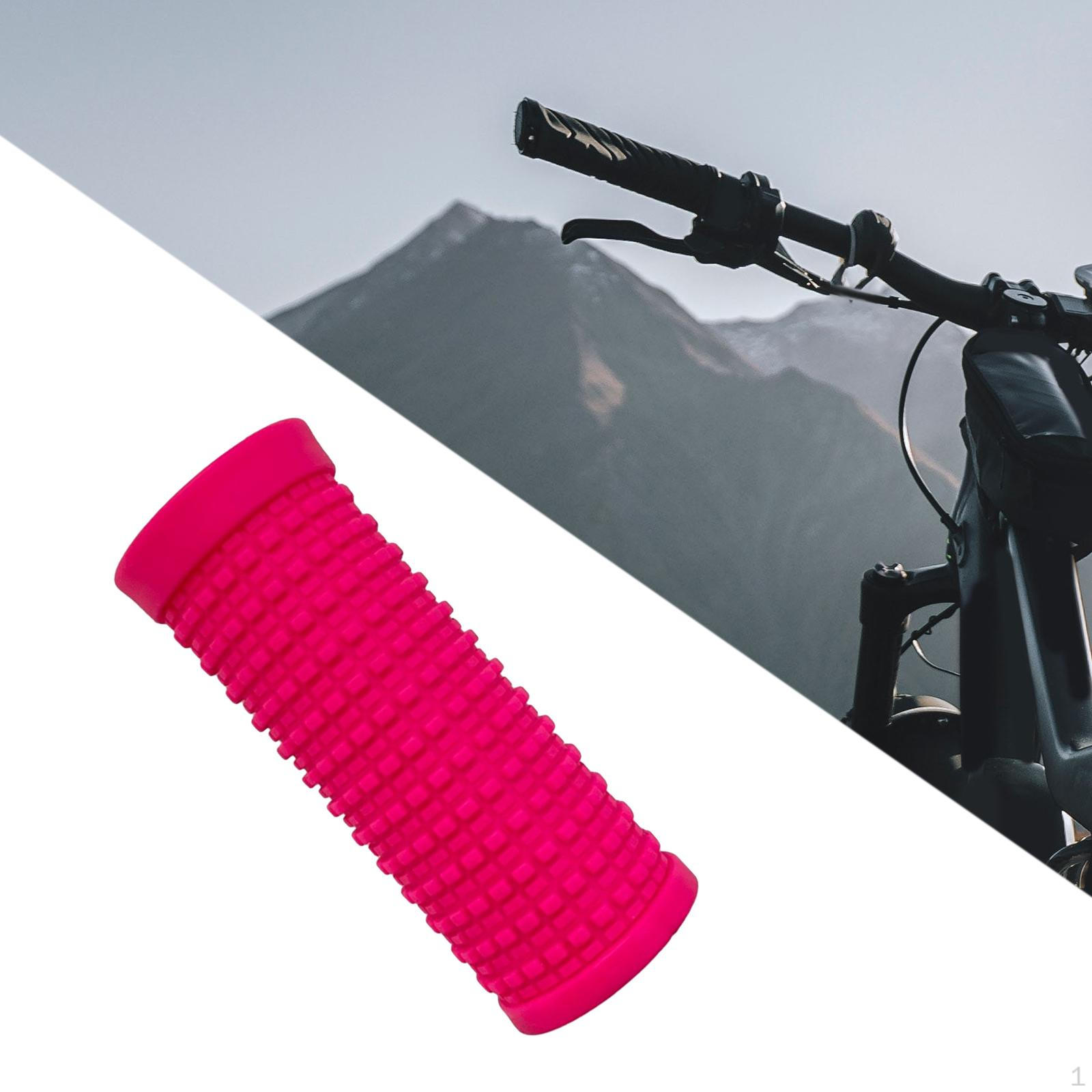 

Anti-Slip Replacement Bicycle Handlebar Grips Dia 0.87 Bike Handle for Mountain рожевий