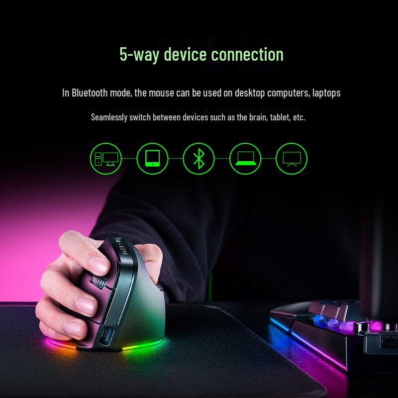 Razer Pro Click V2 Vertical Ergonomic Wireless Mouse