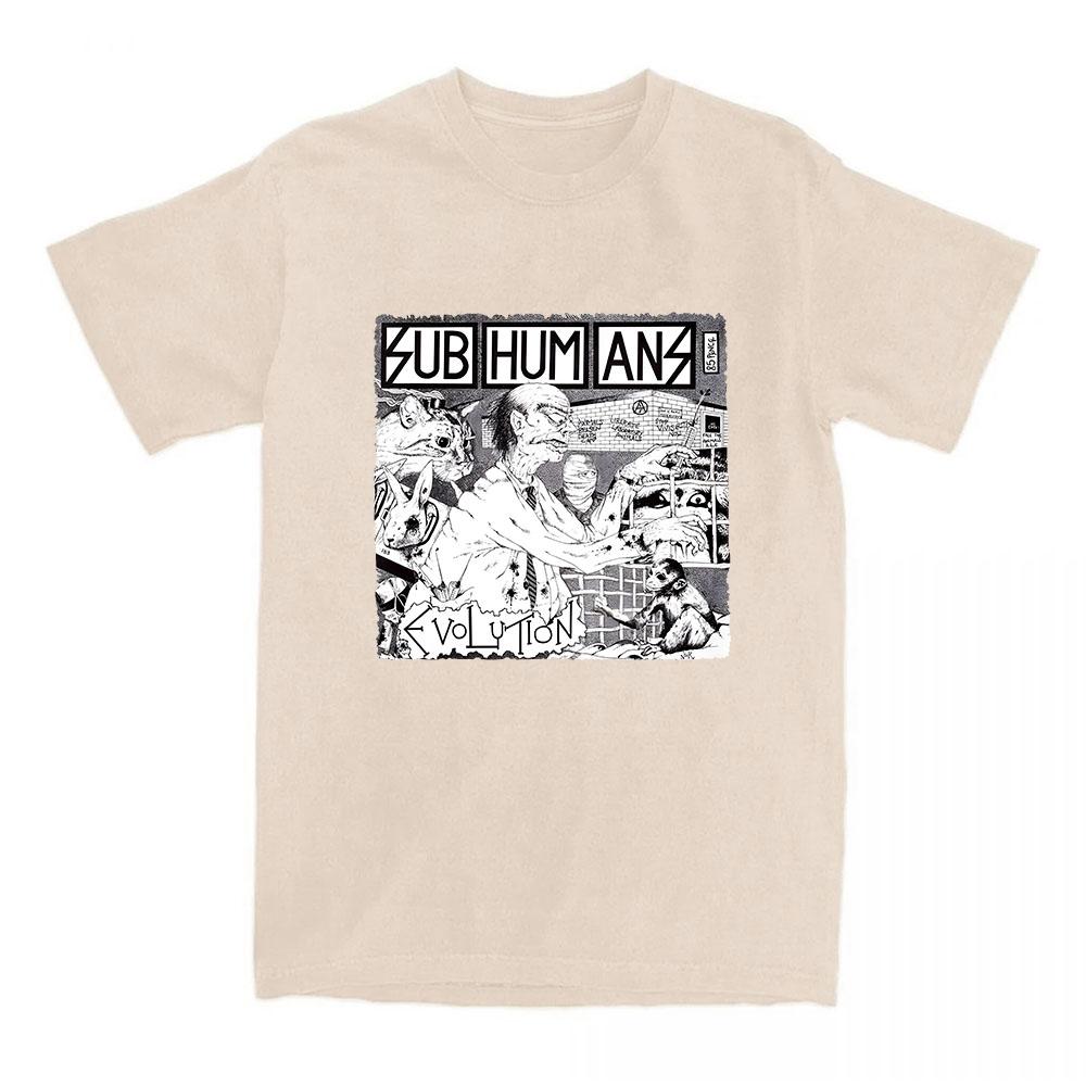 Punk Band SubhuUnisexs Tshirt Short Sleeve Cotton Summer Teeshirt Casual UnisexWomen Heavy Unisextal Tshirts Gothic Fashion Unisex Tee