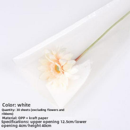 Translucent Kraft Paper Bouquet Bag for Multiple Roses - Goddess Festival Edition