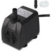 10W Kompakte 150 GPH Tauchwasserpumpe für Aquarien, Hydroponik und Teiche