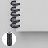 44 Stuks Ronde Losbladig Bindingsschijven Flexibele Plastic Bindingsgespen voor DIY Notitieboekjes Kantoor School Plastic Bindingsschijf