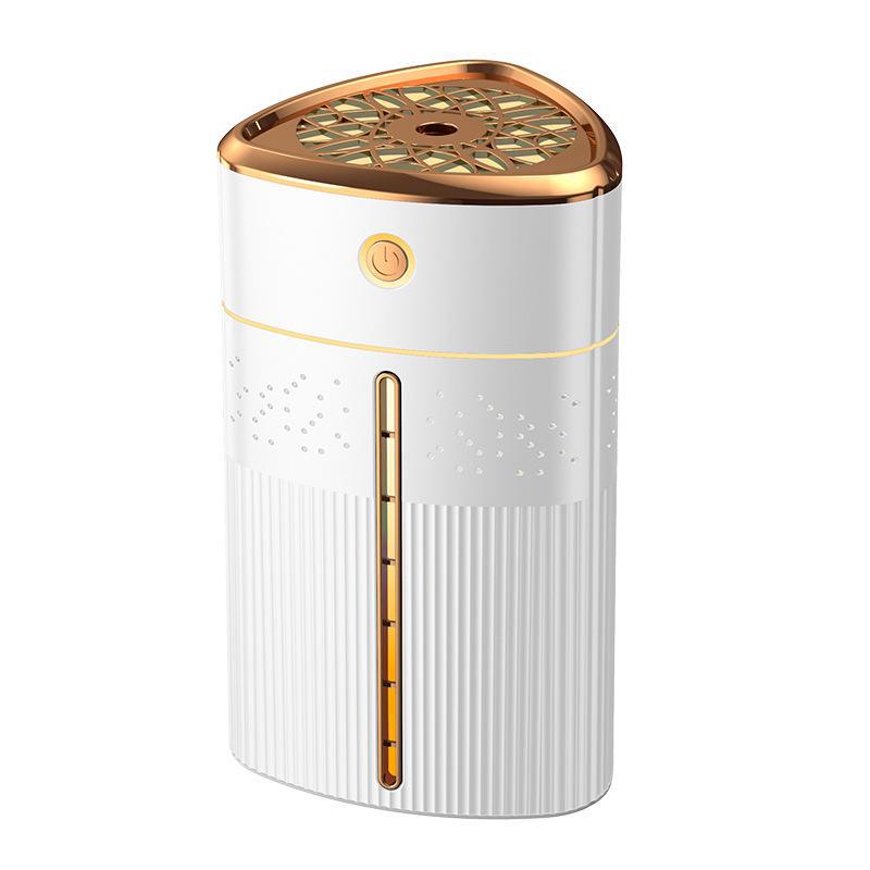 

Трикутний USB-зволожувач великої ємності для дому, офісу чи автомобіля More than 4,000 units білий