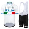 Herren Sommer Professionelles Radsportteam Kurzarm Set, Radsport Kurzarmtrikot und Trägerhose Atmungsaktiv und Schnelltrocknend