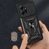 For Xiaomi Redmi Note 12 4G Kickstand Phone Case Slide Lens Protection PC+TPU Cover