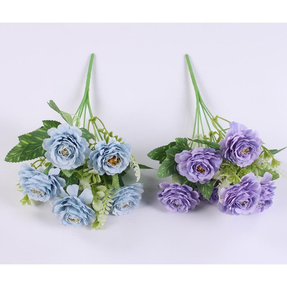 6 Head Silk Peony Flowers Artificial for Wedding Decoration Home Hotel Garden Party Use 30cm Height Arrangement