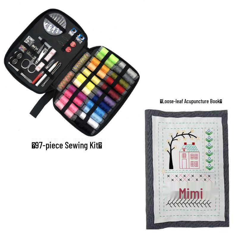 Portable Needle and Thread Kit - Home DIY Sewing Tool Set, Household Sewing Box