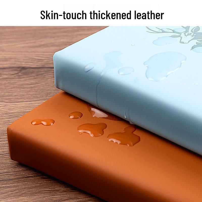 A5 Business Office Notebook with Thickened Pages and Simple Buckle, Ideal for Meetings, Record Keeping, Custom Logo Printable