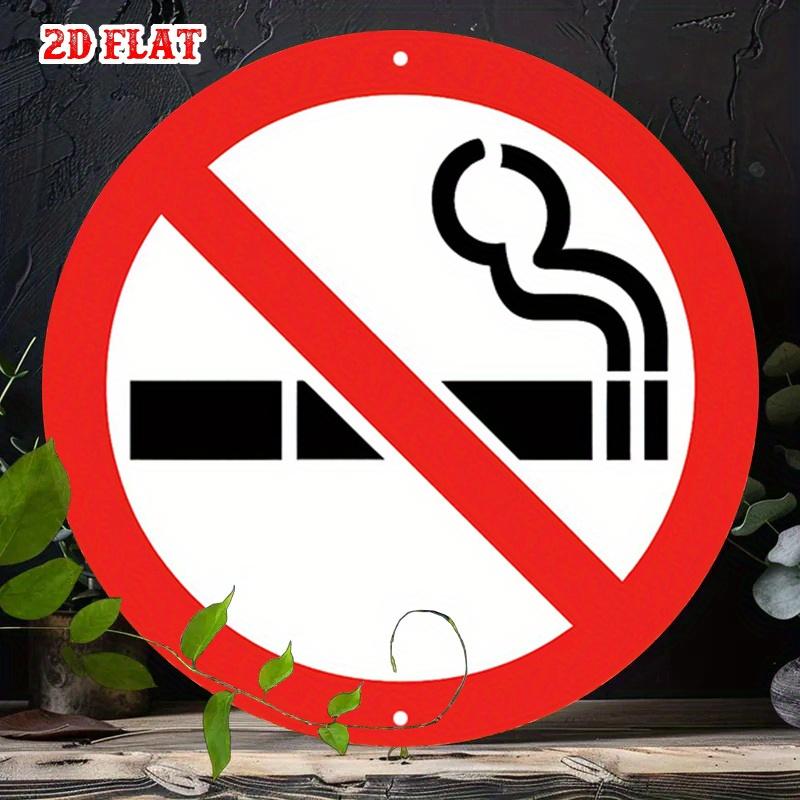 High Definition Custom Metal Wall Art Print No Smoking Sign Wall Decor for Living Room Bedroom
