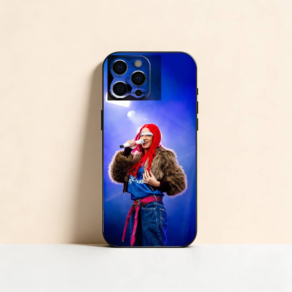 Sänger D-De La R-Rose Handyhülle Für iPhone 17, 16,15,14,13,12,11 Plus,Pro Max, Andere Weiche Schwarze Hülle