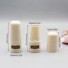 7g Deodorant Container Empty Plastic Twist-Up Refillable Tubes for DIY Deodorant Stick Heel Balm Cosmetic