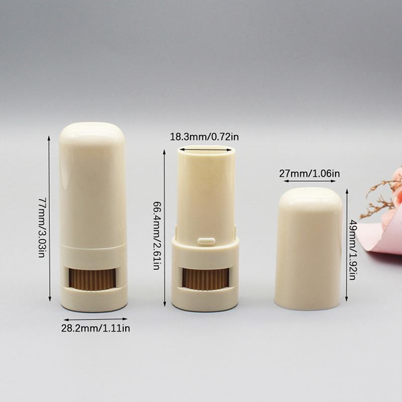 7g Deodorant Container Empty Plastic Twist-Up Refillable Tubes for DIY Deodorant Stick Heel Balm Cosmetic