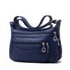 2019 Summer Soft Leather Crossbody Handbag for Middle-Aged Women