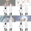 Disfraz de Cosplay de Fantasma Blanco Para Niños Con Guantes Elegantes Perfecto Para las Festividades de Halloween