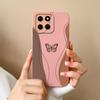 For Huawei Honor X6 X6S X6A Plus Phone Case Butterfly Heart Liquid Silicone Camera Protection Back Cover For Honor X 6 Funda