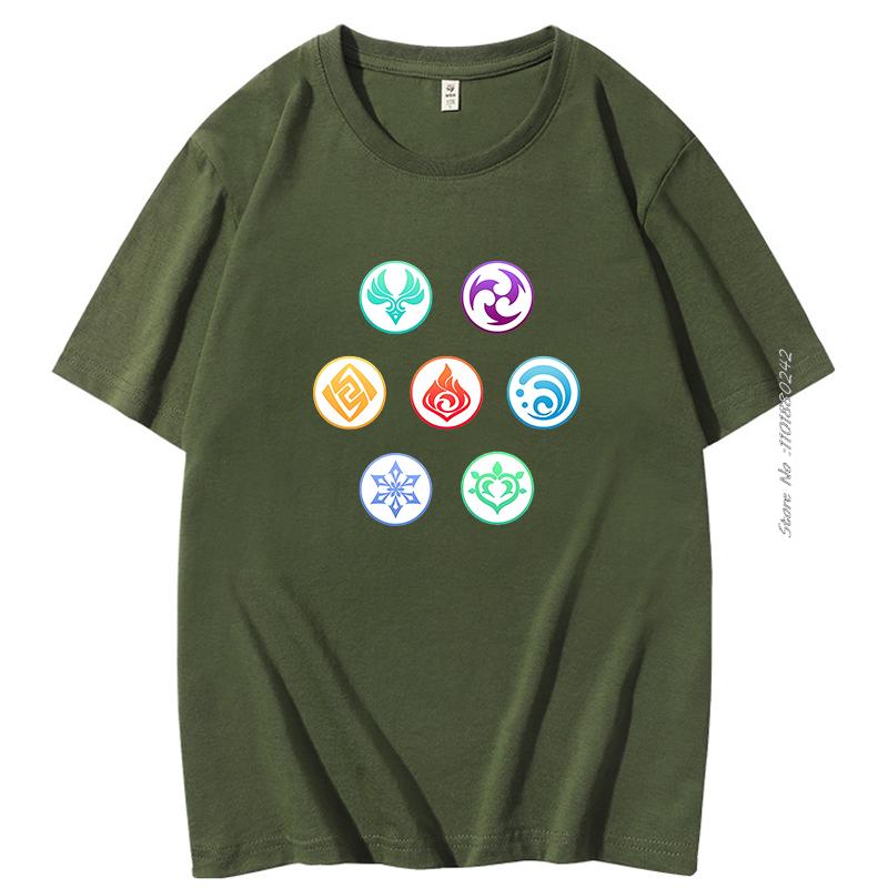 Game Graphic Print Graphic T Shirts Unisex Summer Casual Cartoon Short Sleeve Tshirts High Quality Cotton Tshirt Mens Clothes