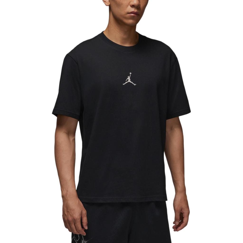 Jordan As M J T Shirts Men's Black Crew Neck Moderate HQ8971-010
