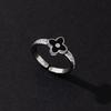 High-end Classic Four-leaf Clover Ring Casualcute Lucky Clover Women's Ring