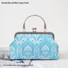 Short Style Handbag Material Kit - Handmade, Multiple Styles, Square Clasp Bag, Includes 20 Needles