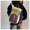 Versatile Color-Block Outdoor Backpack - Water-Resistant, Lightweight & Stylish for Travel and Mountaineering