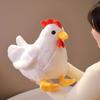 Rooster Plush Toy Cotton Filled Lovely Simulation Poultry Doll Plushies Companion Sofa Cushion Stuffed Cartoon Chicken Doll Kids Toy