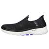 Skechers Go Walk 6 Hands Free Slip Ins Low top Walking Shoes Women's Black 124569-BKLV