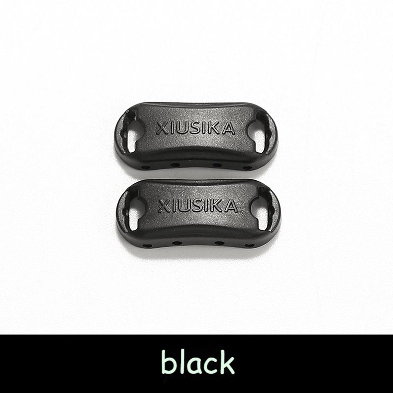 2pcs/pai Elastic Laces Buckle Shoelaces for Sneakers Shoelace Accessories Plastic Shoelace Lock Sports Shoe Kit AF1 Shoe Decora