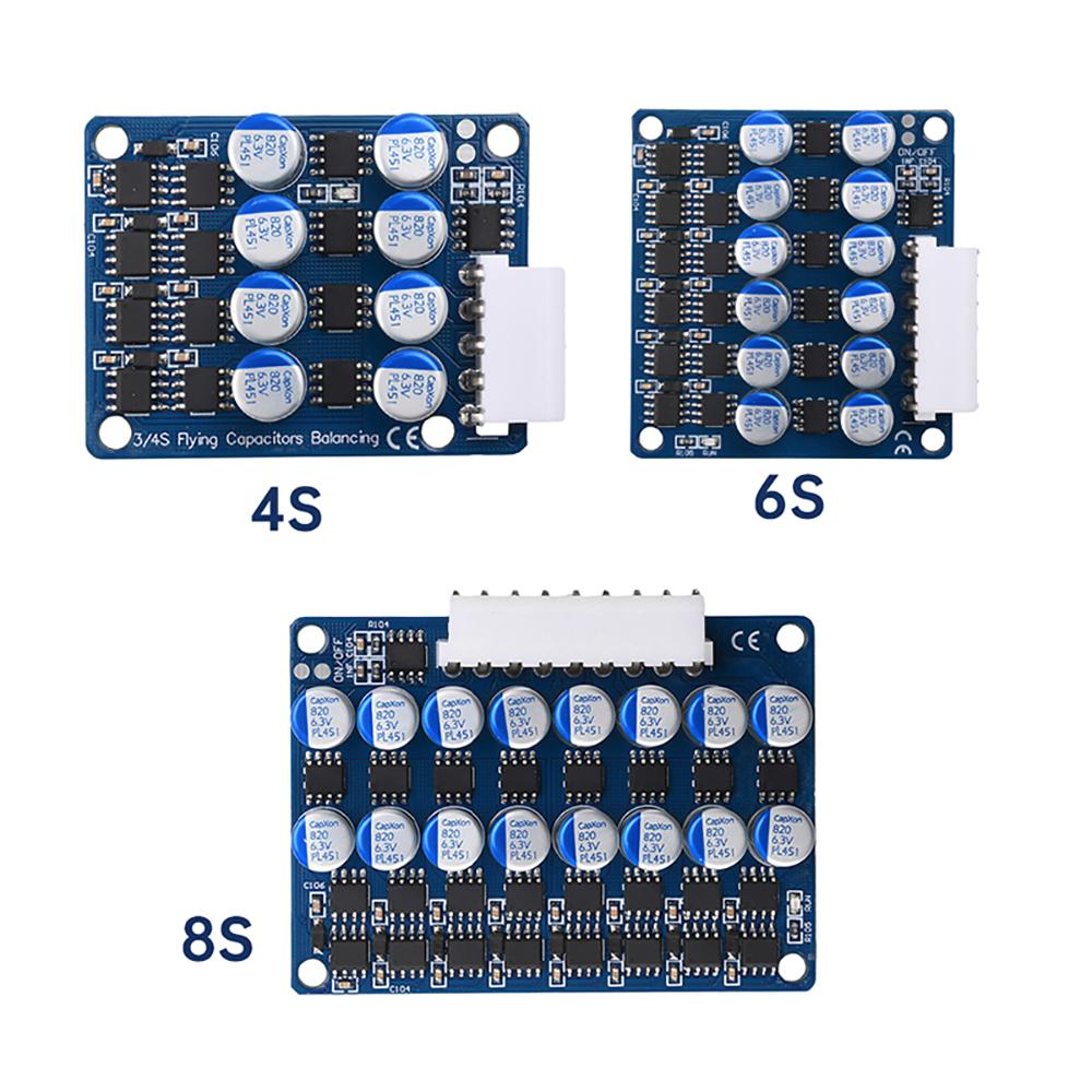 BMS 4S 6S 8S 3A Balance Li-ion Lifepo4 LTO Lithium Battery Active Equalizer Balancer Board Capacitor Equalizing Plate