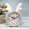 Small alarm clock creative clock alarm clock cute rabbit bedside cute children cartoon silent clock student simple
