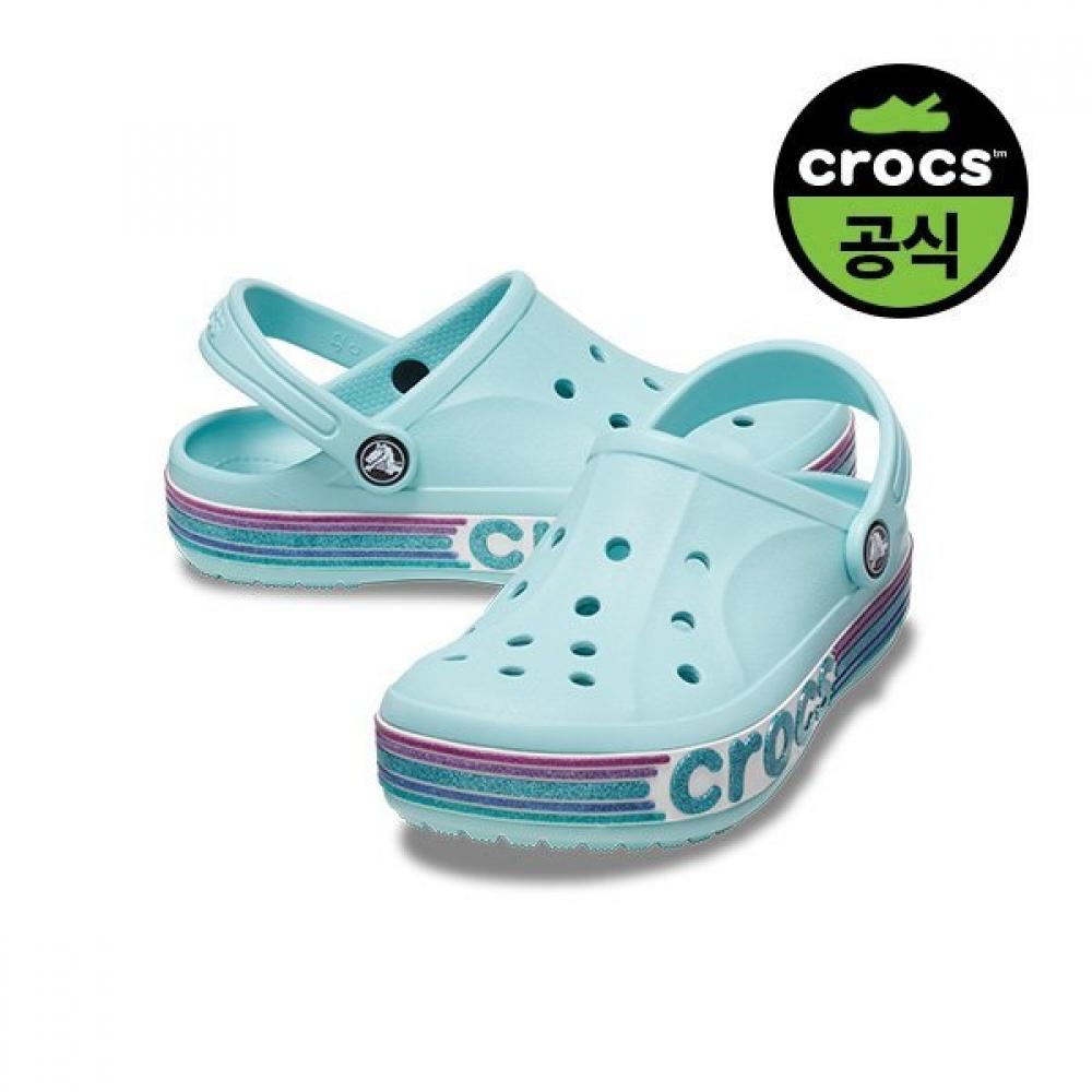

Crocs Official Toddler Baya Band Rainbow GliTTer T Pwa PURE WATER(Z4SS)/C9