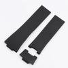 Silicone Rubber Watch Strap Wrist Band Strap Bracelet For Ulysse Nardin Watch Band 25mm Black Brown Blue Waterproof Bracelet