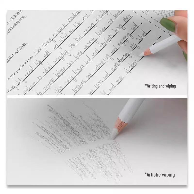 Sketch Highlight Eraser for Art Students - Erasable Pencil, Gentle On Paper, Clean Erase