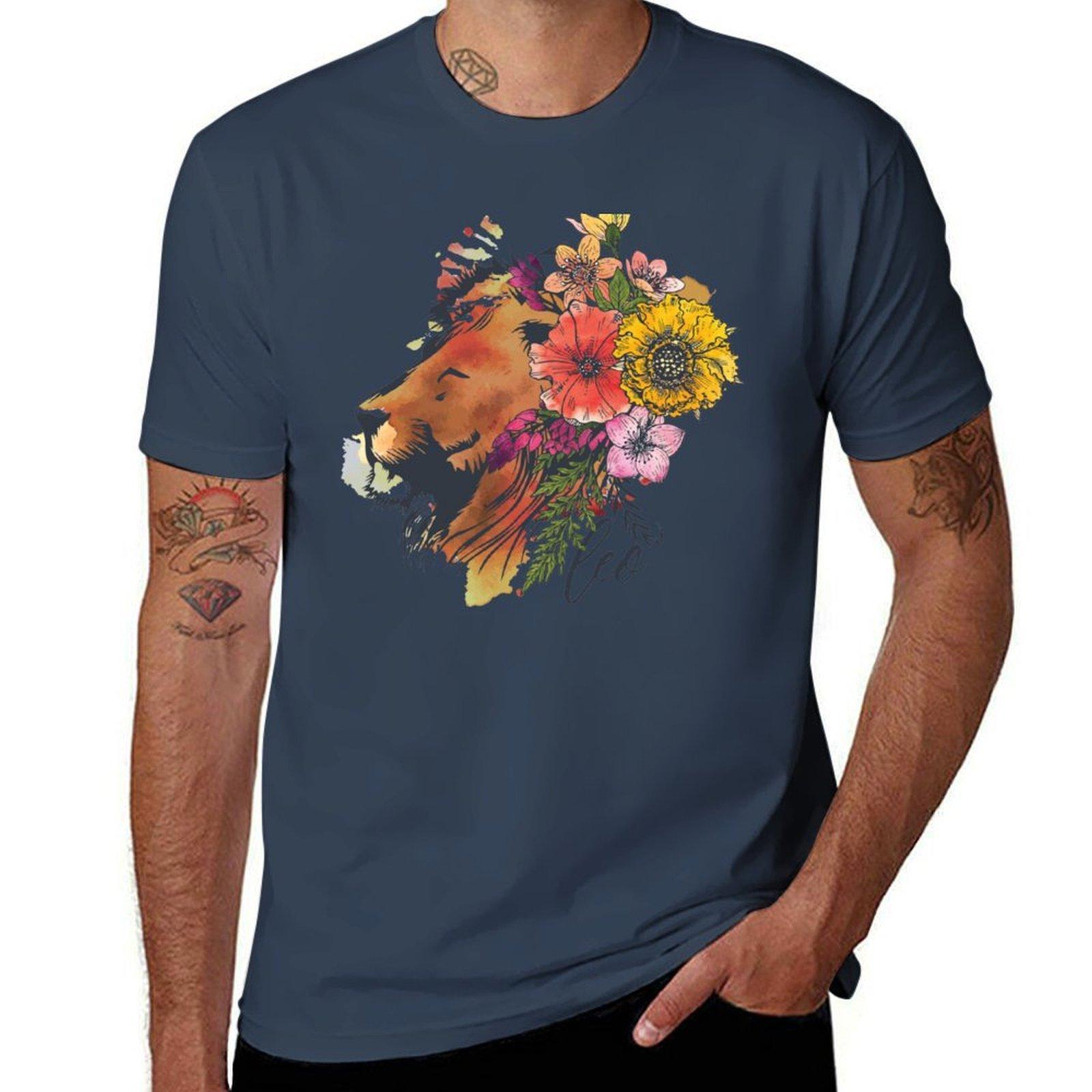 Leo Lion Tshirt Basic Comfort Fit Tshirt For Unisex S