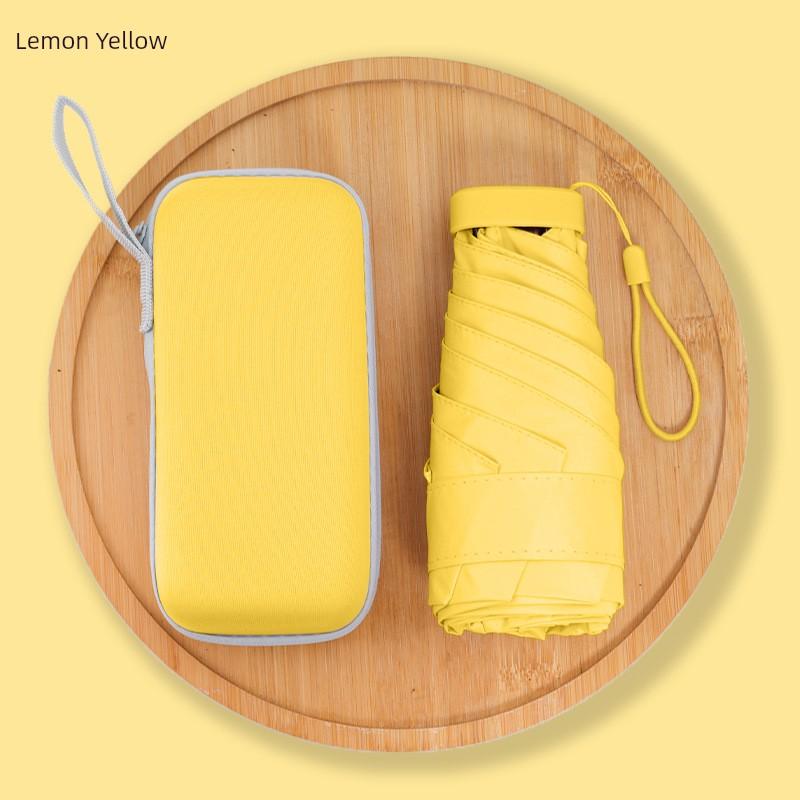 Sunny and Rainy Dual-Use Women's Five-Fold Card Small Umbrella