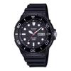 Standard Series Fashion 100 Meters Waterproof Quartz Resin Strap Men's Watch Black Dial MRW-230H-1E1V