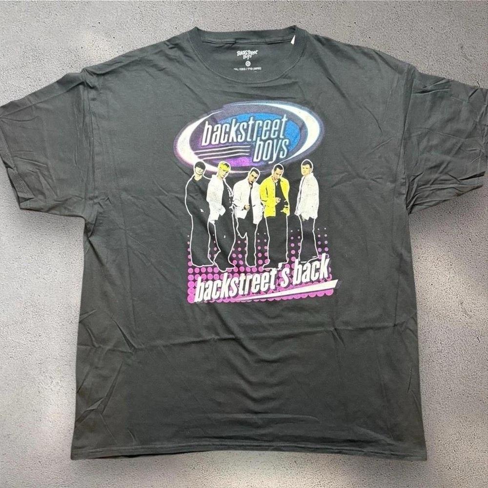 Backstreet Boys Backstreets Back Graphic T- Shirt Mens 2XL Black Band Tee 2023 S