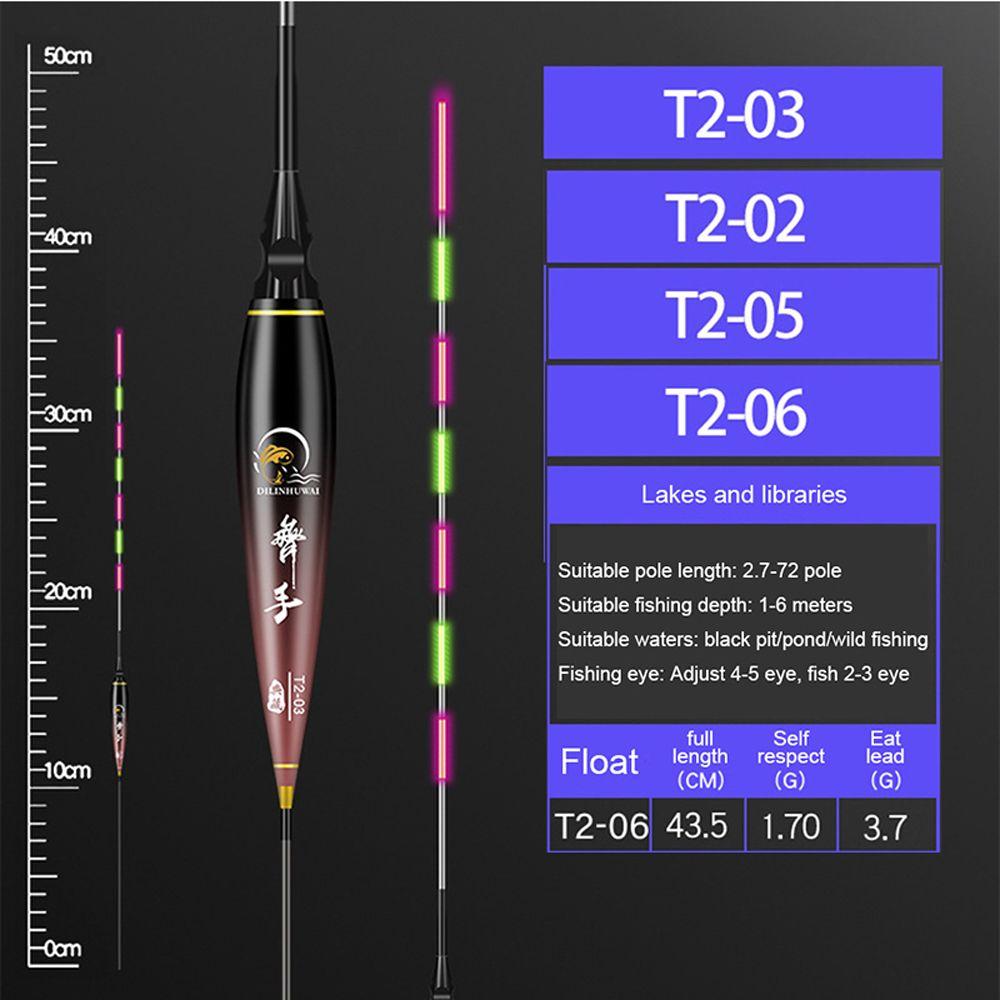 Night Nano With Battery Electric Fishing Float LED Fishing Float Fishing Float Tube Fishing Bobber