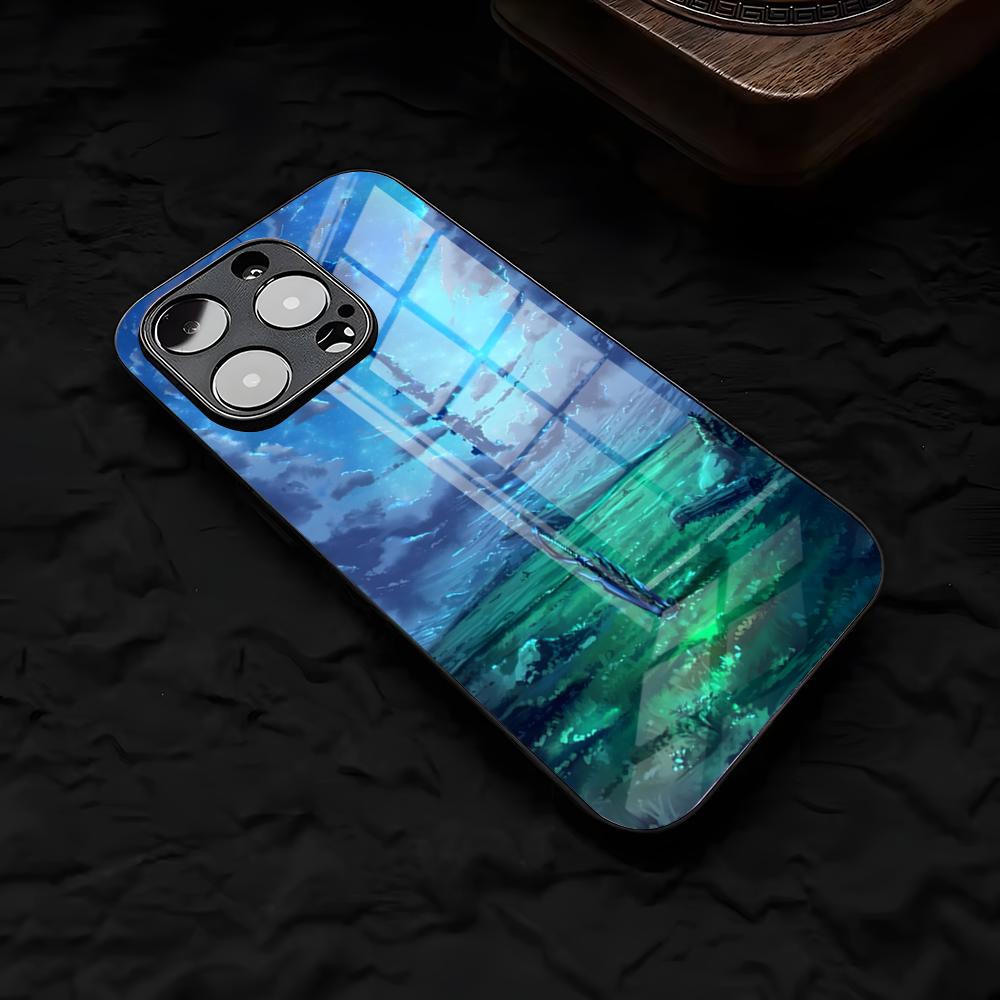 X-Xenoblade C-Chronicles Phone Case For IPhone 17 Air 16 E Pro Max 15 14 13 Mini 12 Pro 11 Max Plus Black Glass Cover