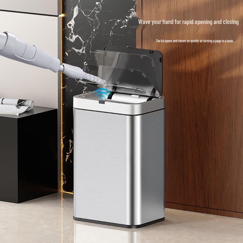 CCKO 9L Smart Sensor Papperskorg i Rostfritt Stål