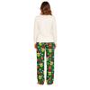 Family Matching Parent-Child Long Sleeve and Pants Pajama Set Loungewear for Home Wear