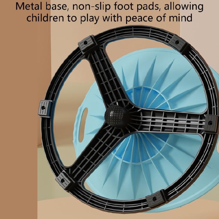 Sedia Girevole Sensoriale con Base Antiscivolo Sedile Spinner Giocattolo Sit and Spin Calmante per Allenamento di Equilibrio e Coordinazione